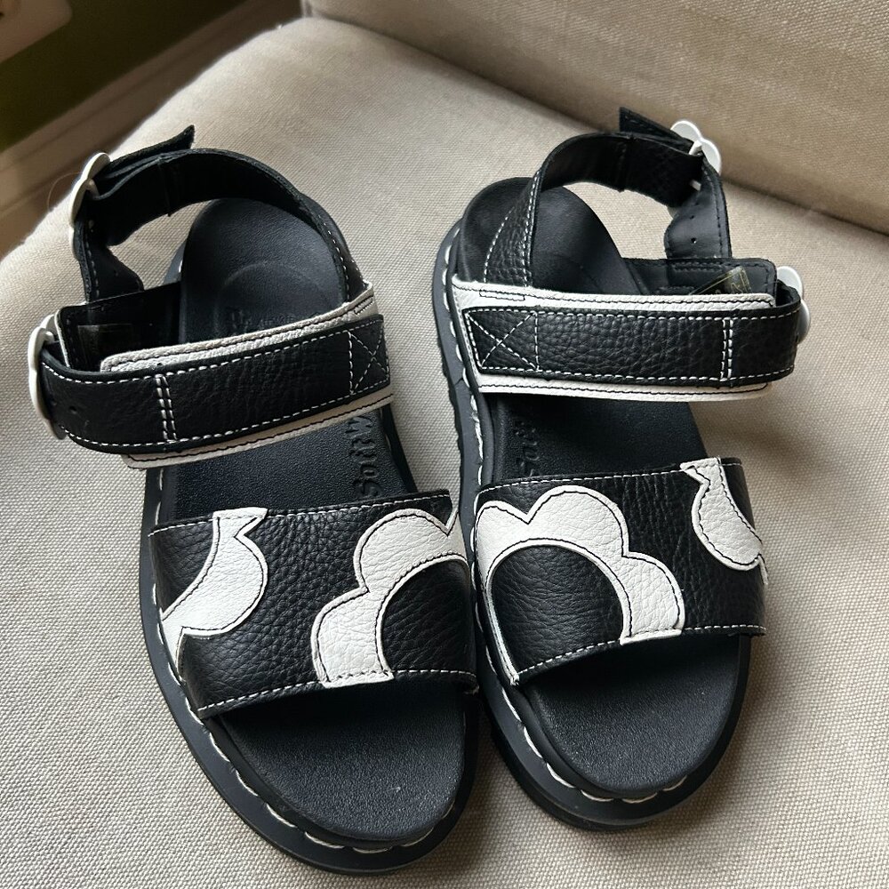 Doc Martens flower sandals